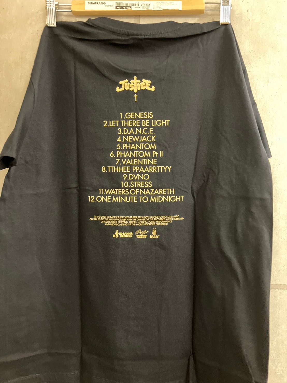 JUSTICE : † T-shirt Anniversary Edition (ユニセッ