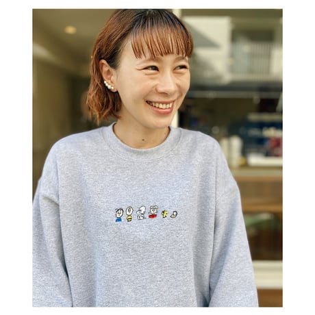 ウソーピー／刺繍スウェット