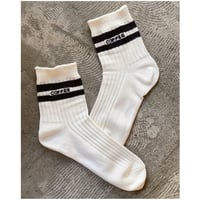 Tabio × Letitbe coffee ／ コラボ・ラインソックス