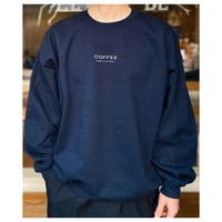 COFFEE／クルーネックスウェット