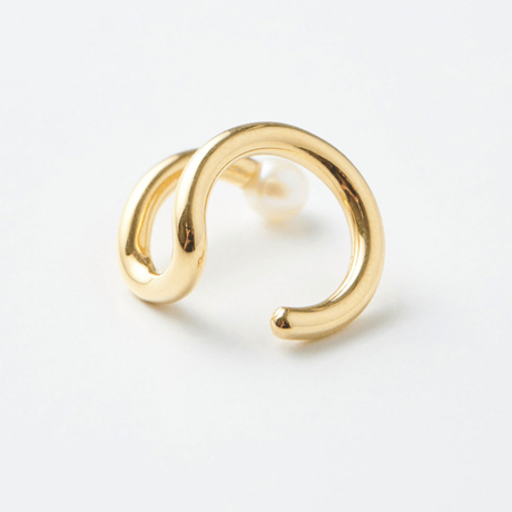 MARIA BLACK  Seperate Ways Ear Cuff LEFT - Yellow Gold
