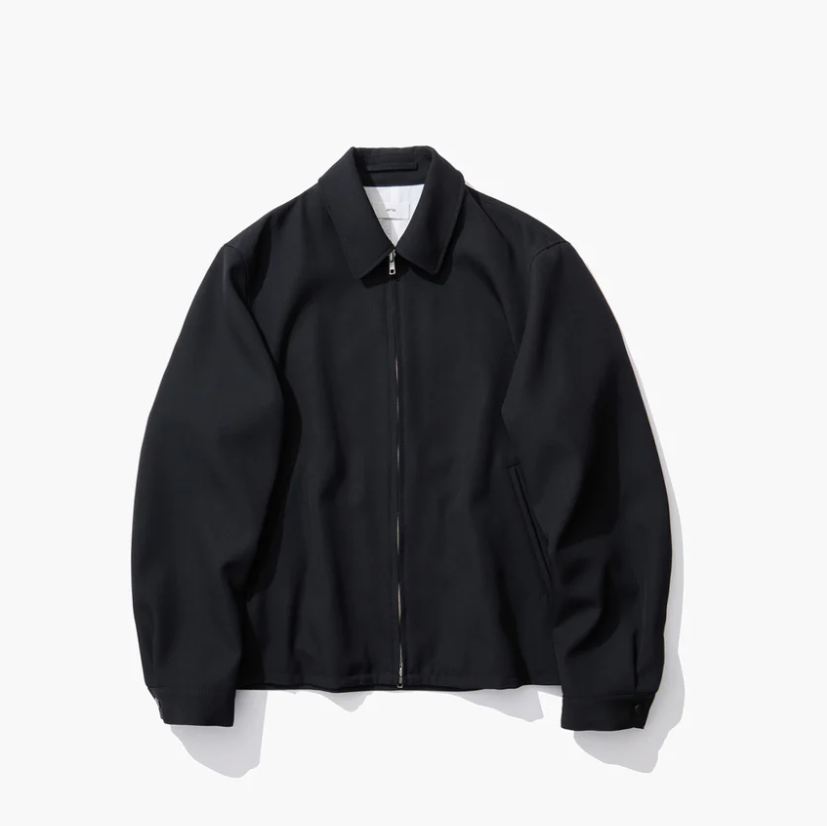 ATON Harrington Jacket 25ss ジャケット ATON BACK SATIN | HARRINGTON JACKET | UNKER