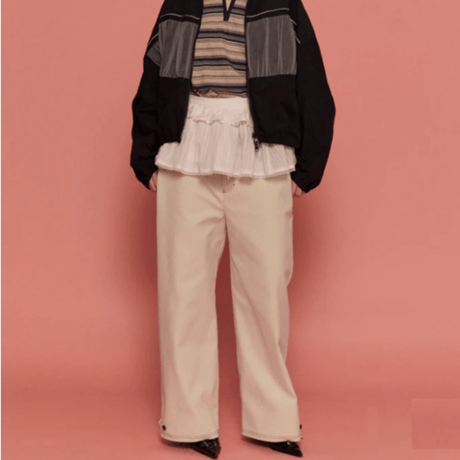 MAISON SPECIAL   Cocoon Silhouette Chino Wide Pants