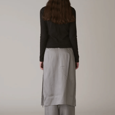 INSCRIRE  Cupro Layered Pants