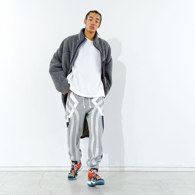 facetasm HIGH-LOW FLEECE ZIPPER JACKET | UNKER facetasm HIGH-LOW FLEECE ZIPPER JACKET | UNKER