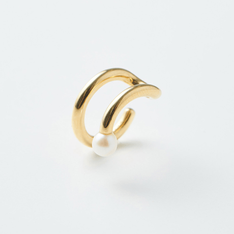 MARIA BLACK  Seperate Ways Ear Cuff LEFT - Yellow Gold