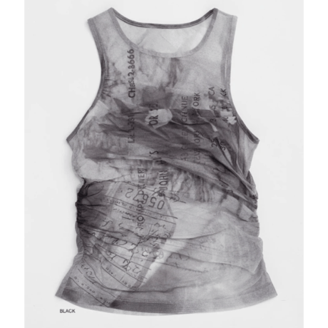 Maison Special    Tulip Gather Mesh Tank Top