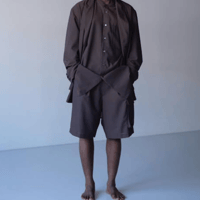 POLYPLOID WIDE TAPERED PANTS B | UNKER