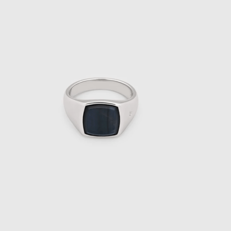 TOM WOOD     Kay Ring Polished Onyx