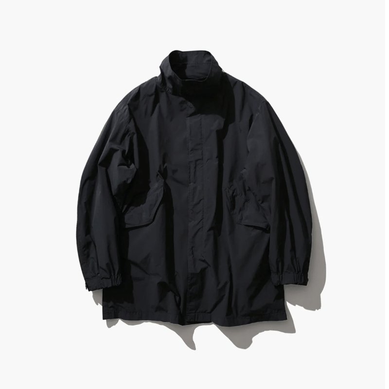 ATON AIR WEATHER SHORT MODS COAT サイズ4 黒 ATON AIR WEATHER | SHORT MODS COAT | UNKER