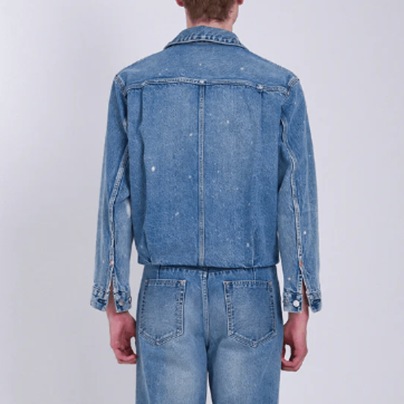 TANAKA THE JEAN JACKET - BLEACH BLUE | UNKER