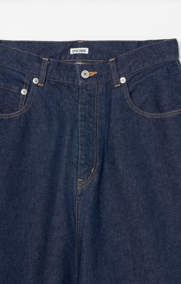 INSCRIRE Denim Loose Fit Pants( INDIGO) | UNKER INSCRIRE Denim Loose Fit Pants( INDIGO) | UNKER