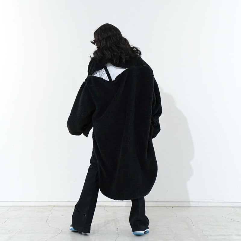 facetasm HIGH-LOW FLEECE ZIPPER JACKET | UNKER facetasm HIGH-LOW FLEECE ZIPPER JACKET | UNKER