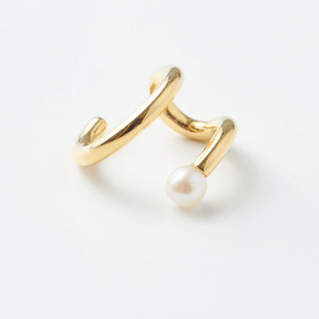 MARIA BLACK  Seperate Ways Ear Cuff LEFT - Yellow Gold