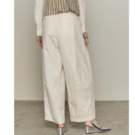 MAISON  SPECIAL   Waist Pleats Cocoon Pants