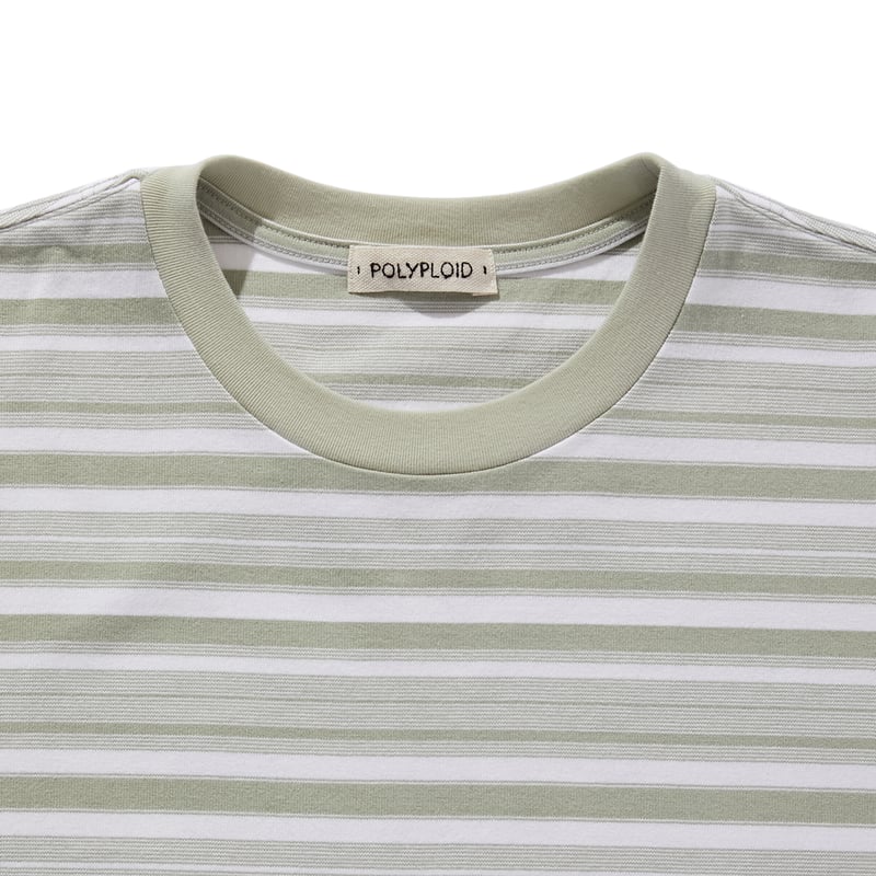 POLYPLOID T SHIRT B ( セージ/ホワイト) | UNKER