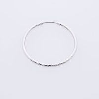 MARIA BLACK Fine  Liv Hoop Pierced Earring 20 - White Gold