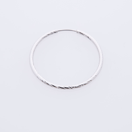 MARIA BLACK Fine  Liv Hoop Pierced Earring 20 - White Gold