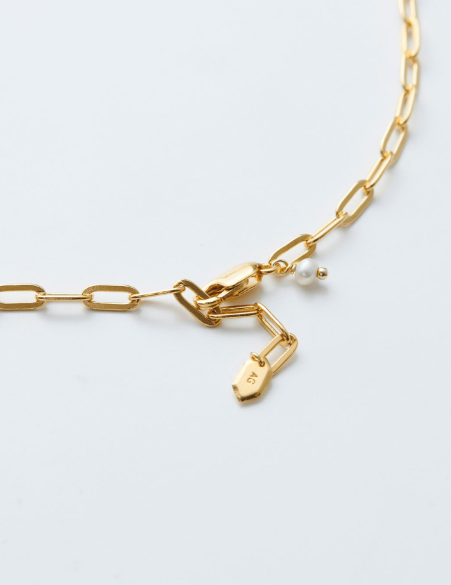 MARIA BLACK Gemma Necklace - Yellow Gold | UNKER