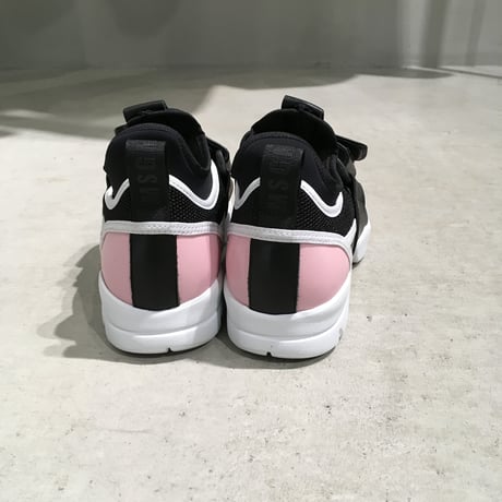 MSGM トリコロールロゴストラップシューズ