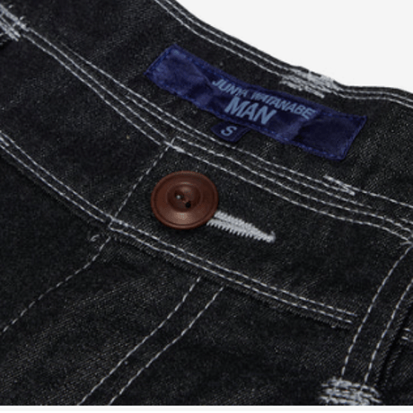 JUNYA WATANABE MAN ナイロン綿ツイル製品加工ショートパンツ