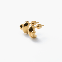 MARIA BLACK  Sagene Trail Stud Pierced Earring Pair - Yellow Gold