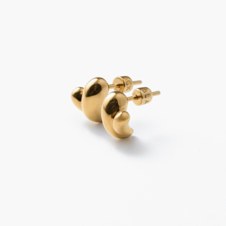 MARIA BLACK  Sagene Trail Stud Pierced Earring Pair - Yellow Gold
