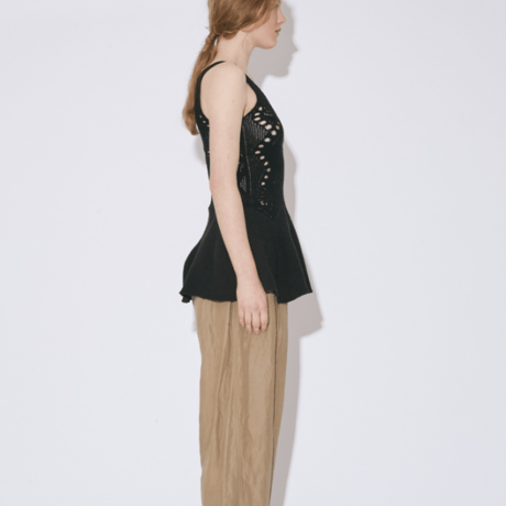 beautiful people  stretchy lace knitted tunic top