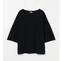 INSCRIRE    Cotton Silk Over Size T-Shirt  (sizeS)