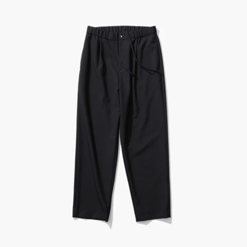 ATON WOOL TROPICAL | TAPERED EASY PANTS (04) ...