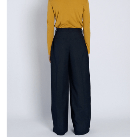 TANAKA   HAKAMA TROUSERS - BLACK