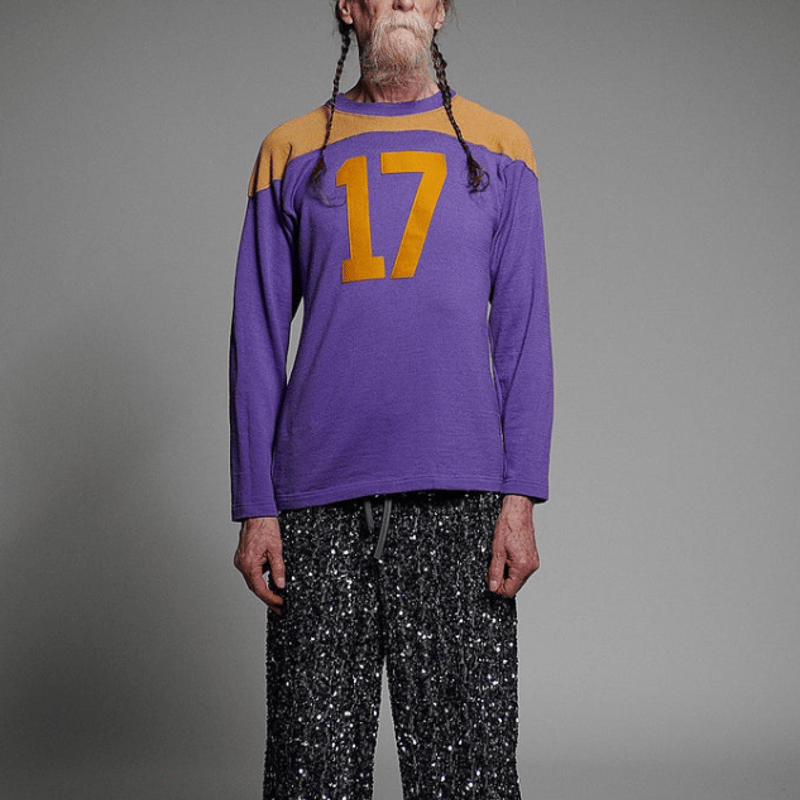 INSCRIRE ネイビー 長袖Tシャツ L Football Tee INSCRIRE Football Tee | UNKER