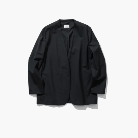 ATON        WOOL TROPICAL | NOCOLLER JACKET   (size1)