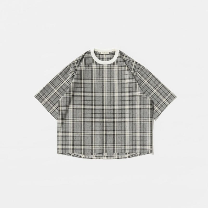 POLYPLOID ポリプロイド 19FW チェック ウール スウェット 3 POLYPLOID - 【残り一点】Oversize Longsleeve_C | ACRMTSM