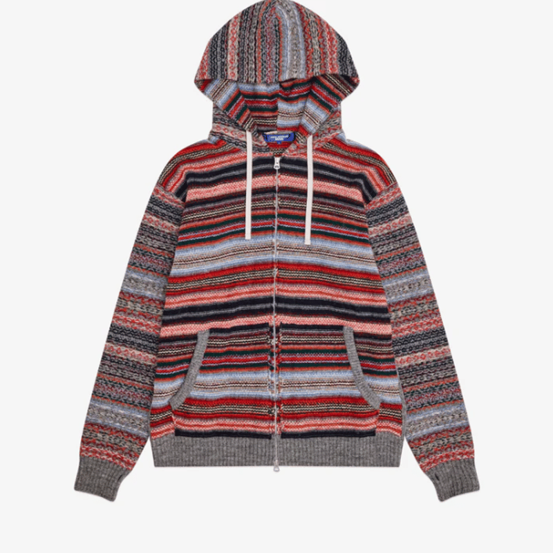 ◆MICHAA ウール2人のガーディガンドレス JUNYA WATANABE MAN シャットランドウールジャガード | UNKER