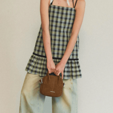 MAISON SPCIAL  Wide Strap Boston Bag