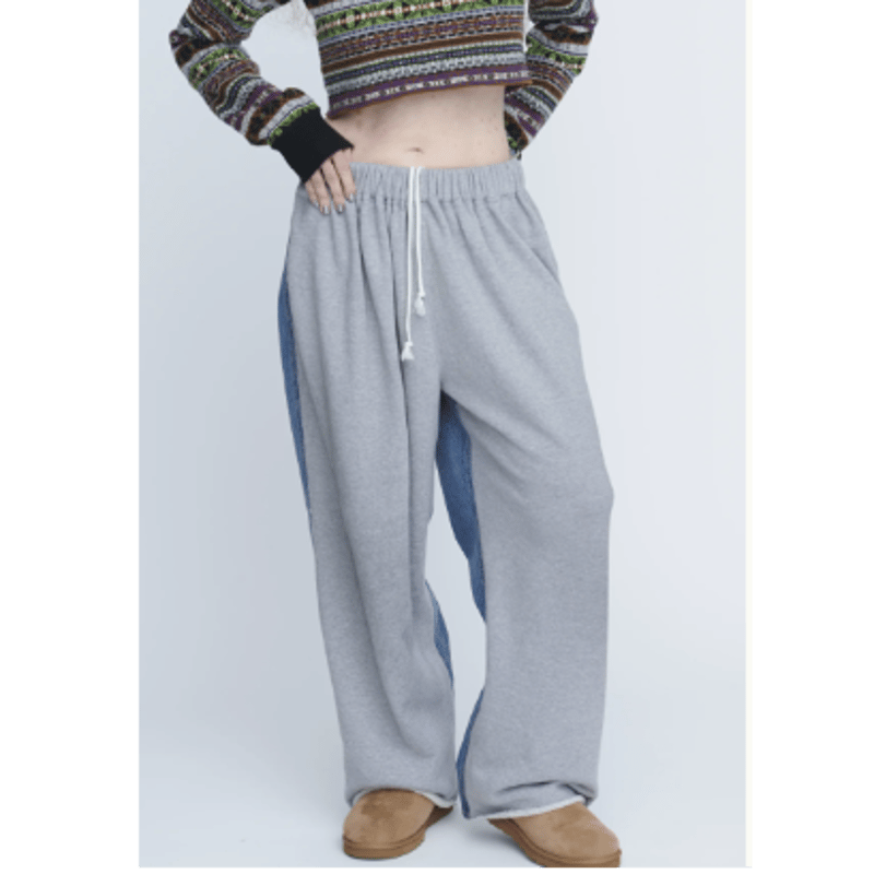 INSCRIRE Hybrid Sweat Denim Pants | UNKER