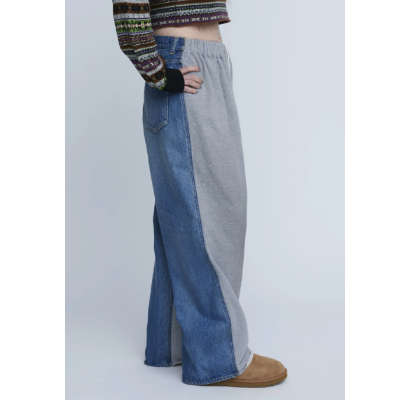 INSCRIRE Hybrid Sweat Denim Pants | UNKER