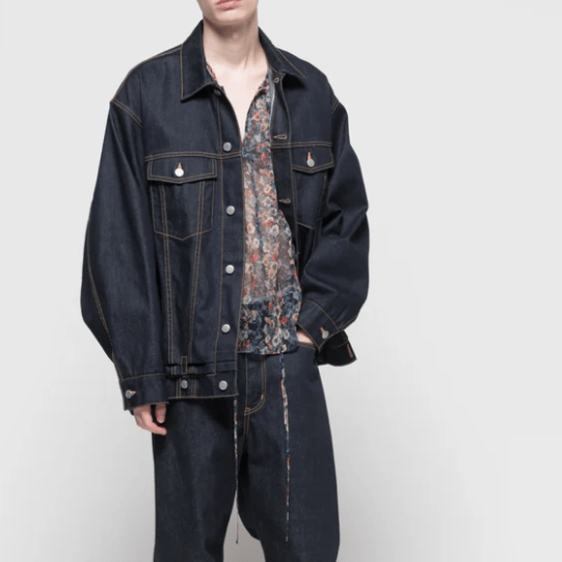 beautiful people セルビッチデニム　ジャケット　38 ネイビー beautiful people セルビッチデニム ジャケット 38 ネイビー - メルカリ