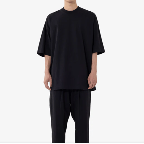 FITFOR     205 WIDE HALF SLEEVE TEE  (black)