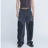 INSCRIRE Denim Loose Fit Pants( INDIGO) | UNKER