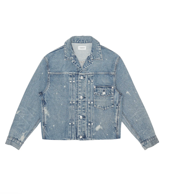 TANAKA THE JEAN JACKET - BLEACH BLUE | UNKER