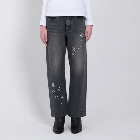 TANAKA   NEW CLASSIC JEAN TROUSERS - GRAY(BIJOU)