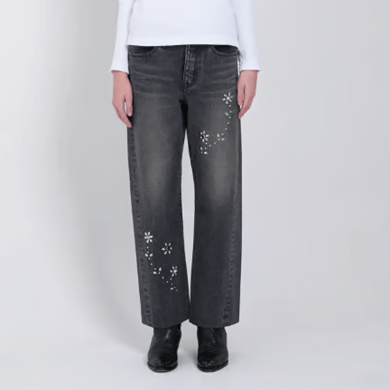TANAKA NEW CLASSIC JEAN TROUSERS - GRAY(BIJOU TANAKA NEW CLASSIC JEAN TROUSERS - GRAY(BIJOU