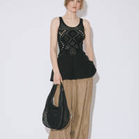 beautiful people  stretchy lace knitted tunic top
