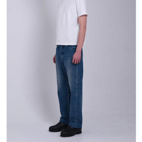 TANAKA   STRAIGHT JEAN TROUSERS - VINTAGE BLUE