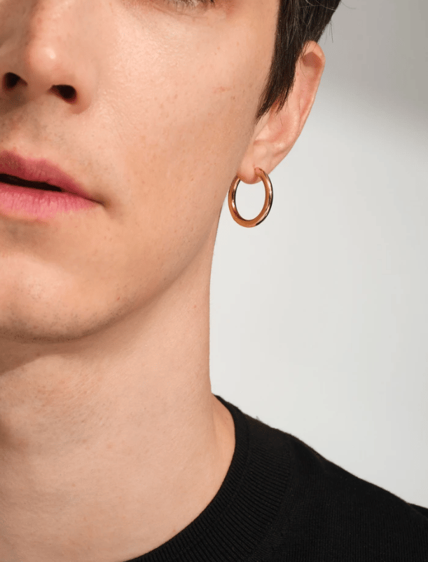 TOM WOOD Classic Hoops Medium (Gold) | UNKER