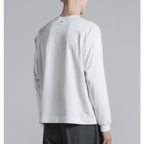 CINOH  コットンジャージーロンT[WHITE]