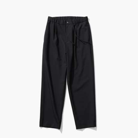 ATON   WOOL TROPICAL |  TAPERED EASY PANTS  (06/XL)
