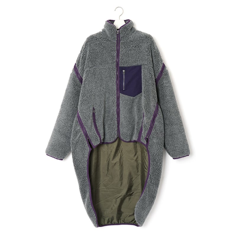 facetasm HIGH-LOW FLEECE ZIPPER JACKET | UNKER facetasm HIGH-LOW FLEECE ZIPPER JACKET | UNKER